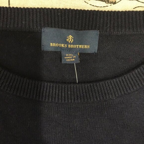 Brooks Brothers Duck Embroidered Crew Neck Sweater - Picture 3 of 6
